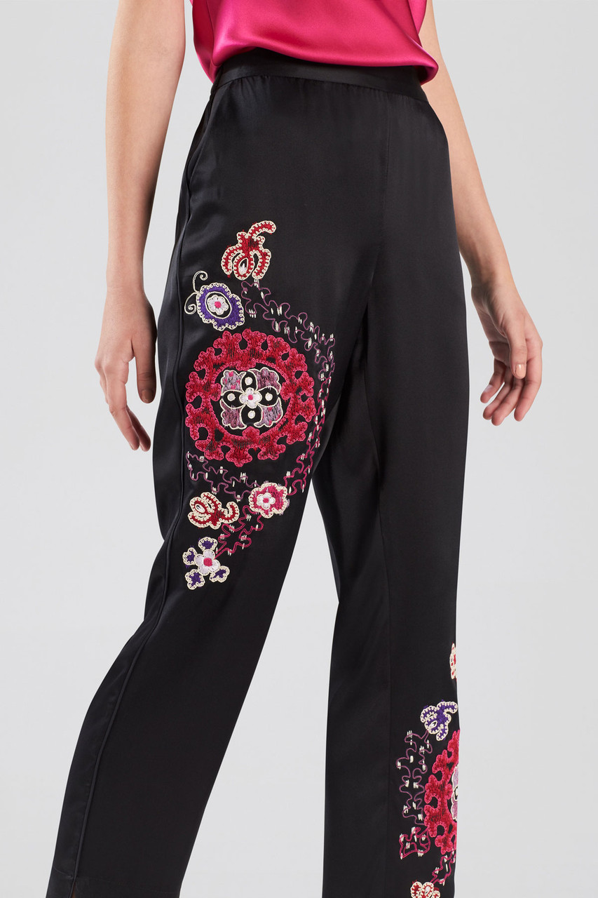 Lycra Streachable Embroidered Pant for Girls at Rs.280/Piece in ahmedabad  offer by Mittal Creation